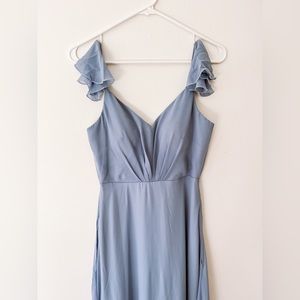 Birdy Grey Kae Dress in Dusty Blue